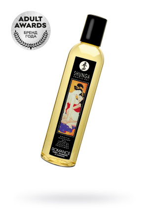 Массажное масло  возбуждающее  Shunga  /клубника/ 250 мл.