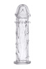 Насадка гелевая Toyfa, Прозрачная, 12,5 см, Ø 3
