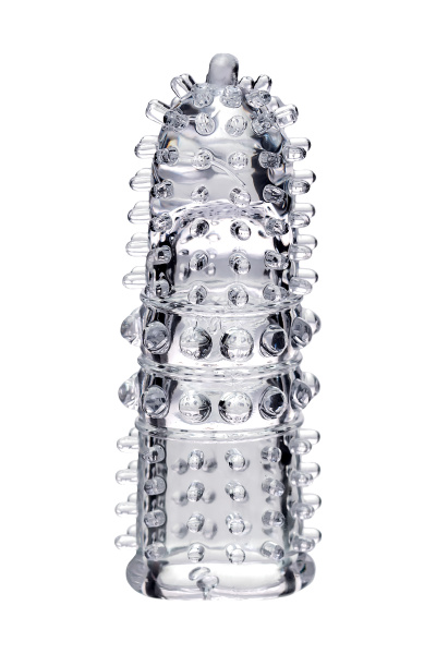 Насадка на палец  TOYFA A-Toys ARBO, ТРЕ, прозрачный, 8 см