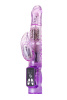 Вибратор TOYFA A-Toys High-Tech Fantasy, с клиторальным стимулятором, фиолетовый, 22 см