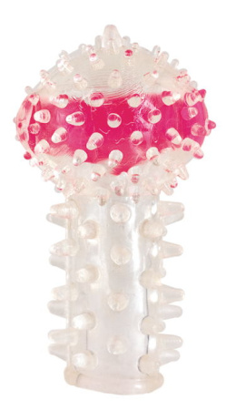 Вибронасадка Toyfa, Прозрачная, 6,5 см, Ø 2