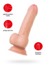 Реалистичный фаллоимитатор My Babe My Treasure, TPE, телесный, 18,5 см