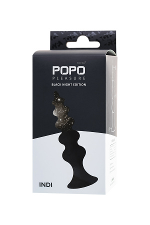 Анальная втулка  TOYFA POPO Pleasure Indi,11,5 см, Ø 2,9 см