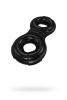 Виброкольцо на пенис BATHMATE EIGHT, ELASTOMEX, черное, Ø4-2,4 СМ