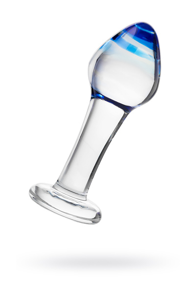 Анальная втулка Sexus Glass, стекло, прозрачная 11,5 см, Ø 4 см