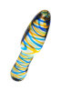 Фаллоимитатор Sexus Glass,стекло,цветной,16см