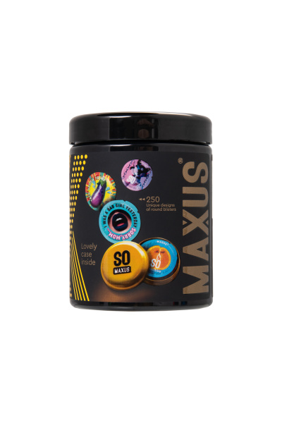 Презервативы Maxus Special, точечно-ребристые, латекс, пластиковый кейс, 12 шт