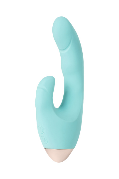 Вибратор TOYFA L'EROINA  Crystal, голубой, 18.3 см