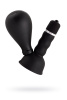 Вибратор на сосок с грушей Черный 8 см. Ø 3,5