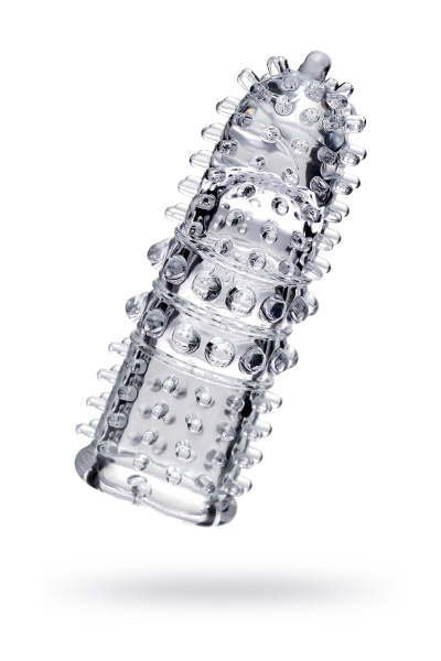 Насадка на палец  TOYFA A-Toys ARBO, ТРЕ, прозрачный, 8 см